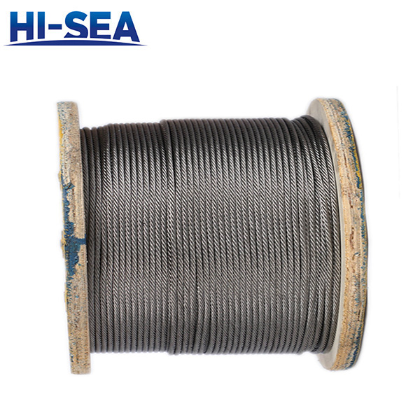 6V×37S Galvanized Shaped Strand Steel Wire Rope